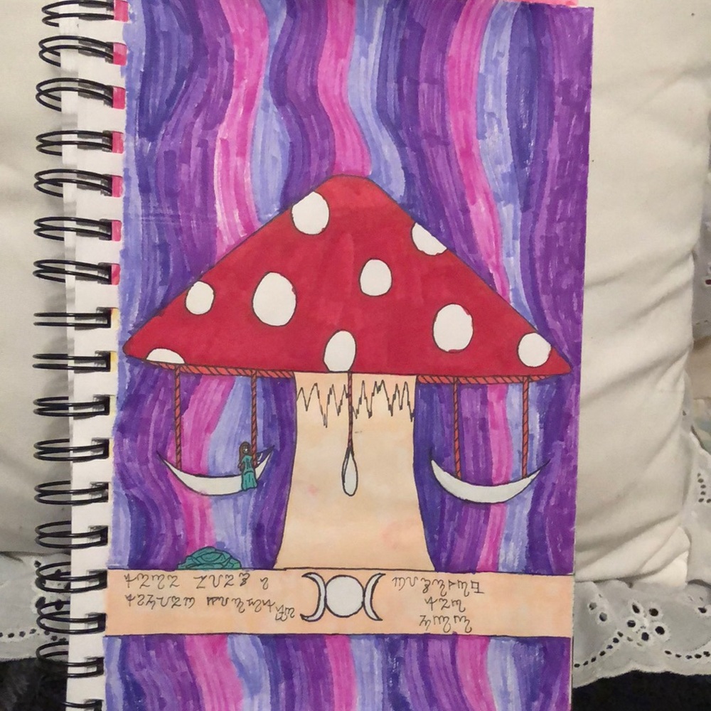 Cursed Toadstool Carousel Traditional Art